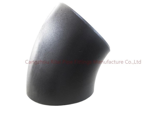 SGP XXS পাইপ ফিটিং কনুই ASTM A234 WPB নকল বিজোড় 45 ডিগ্রি