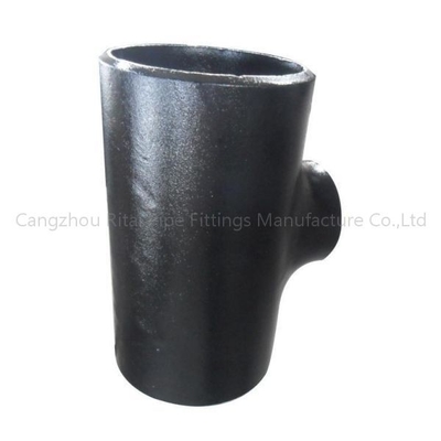 SGP DN1000 ব্ল্যাক পাইপ রিডুসিং টি, কার্বন স্টিল SCH 10 বাট ওয়েল্ড ইকুয়াল টি