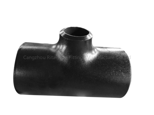 SGP DN1000 ব্ল্যাক পাইপ রিডুসিং টি, কার্বন স্টিল SCH 10 বাট ওয়েল্ড ইকুয়াল টি