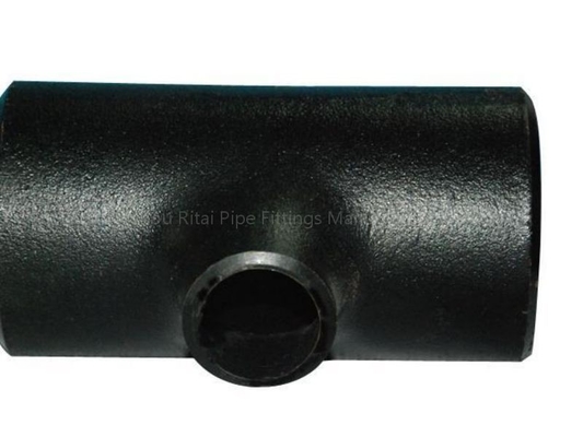SGP DN1000 ব্ল্যাক পাইপ রিডুসিং টি, কার্বন স্টিল SCH 10 বাট ওয়েল্ড ইকুয়াল টি
