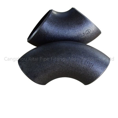 তফসিল 40 পাইপ ফিটিং কনুই 90 ডিগ্রি ANSI B16.9 A106 GR.B বাট ঢালাই