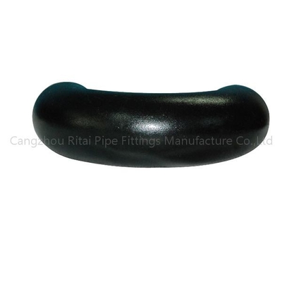 ASME B16.9 সময়সূচী 40 কালো পাইপ ফিটিং A234 দীর্ঘ ব্যাসার্ধ 180 ডিগ্রি কনুই