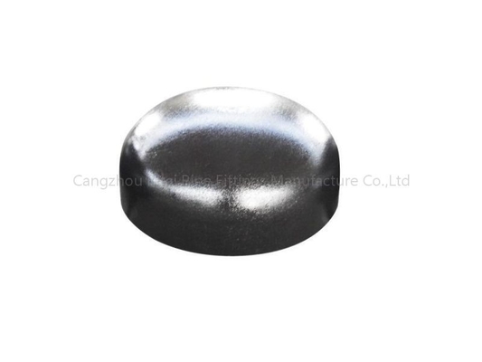 ASTM B16.25 B16.9 A234 GR.WPB কালো পাইপ ফিটিং ক্যাপ ASME SCH40 3.68mm 3.91mm