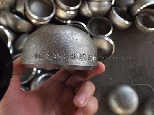 WPC 8 ইঞ্চি কালো ইস্পাত পাইপ ক্যাপ ASME A860 234WPB বাট ওয়েল্ড
