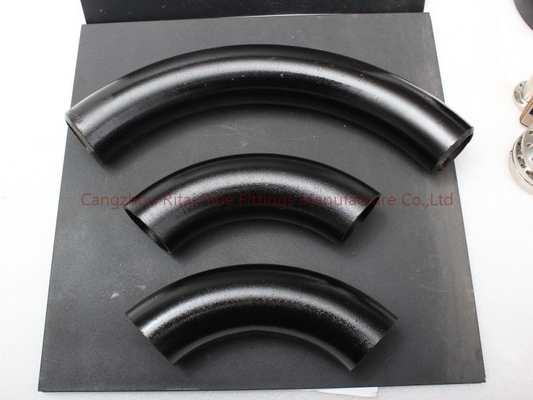 ASME 3D 10D 5D পাইপ বেন্ডস 45 90 180 ডিগ্রী বাট ওয়েল্ডিং কার্বন স্টিল