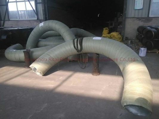 ASME 3D 10D 5D পাইপ বেন্ডস 45 90 180 ডিগ্রী বাট ওয়েল্ডিং কার্বন স্টিল