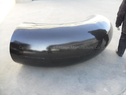 MSS SP44 কালো ইস্পাত ঢালাই কনুই JIS B2220 XXS বড় ব্যাসের পাইপ ফিটিং 48'' STD