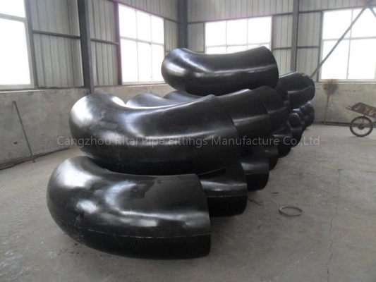 ASME B16.9 ERW বড় পাইপ কনুই কার্বন ইস্পাত 90 ডিগ্রি লম্বা ব্যাসার্ধ বাঁক