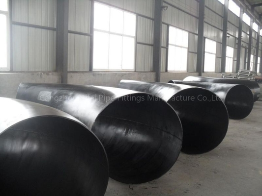ASTM B16.9 বড় পাইপ কনুই কার্বন ইস্পাত রাউন্ড বেভেলড শেষ 90 ডিগ্রী কনুই ফিটিং