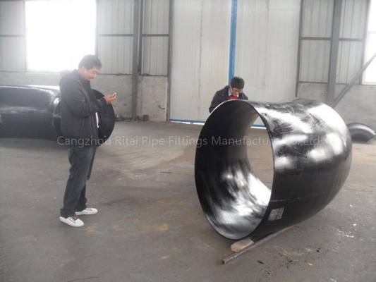 3400NB ASME বড় পাইপ কনুই বাট ওয়েল্ড 45 ডিগ্রি কার্বন ইস্পাত বড় আকারের সামুদ্রিক