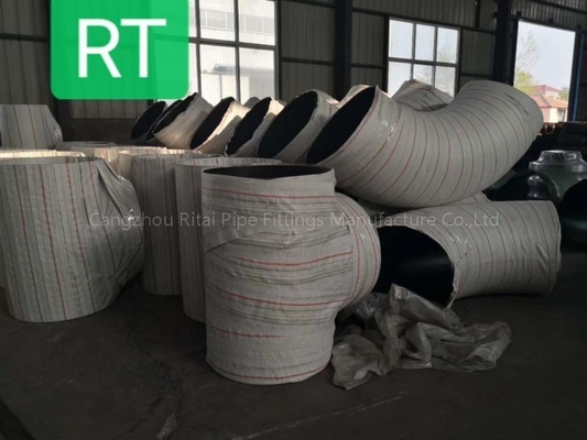 ASTM 1200 NB বড় পাইপ কনুই ছোট ব্যাসার্ধ 45 ডিগ্রী BW বড় ব্যাস কার্বন ইস্পাত
