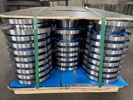 150LB নকল ইস্পাত ফ্ল্যাঞ্জ লং ওয়েল্ডিং নেক ASTM A105 A105N ভালভ শিল্প