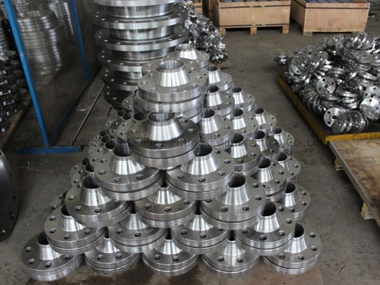 150LB নকল ইস্পাত ফ্ল্যাঞ্জ লং ওয়েল্ডিং নেক ASTM A105 A105N ভালভ শিল্প