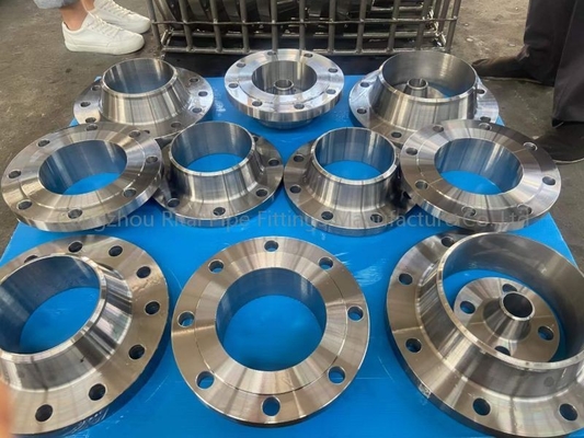 150LB নকল ইস্পাত ফ্ল্যাঞ্জ লং ওয়েল্ডিং নেক ASTM A105 A105N ভালভ শিল্প