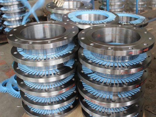 150LB নকল ইস্পাত ফ্ল্যাঞ্জ লং ওয়েল্ডিং নেক ASTM A105 A105N ভালভ শিল্প