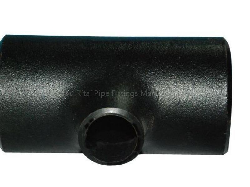 SGP DN1000 ব্ল্যাক পাইপ রিডুসিং টি, কার্বন স্টিল SCH 10 বাট ওয়েল্ড ইকুয়াল টি