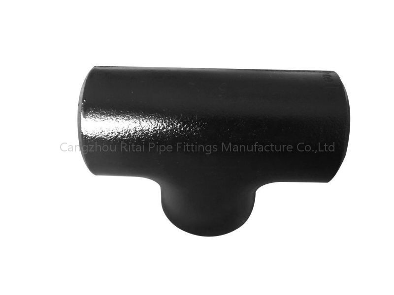 ANSI ASME B16.9 বাট ঢালাই পাইপ ফিটিং সমান অসম XS কার্বন ইস্পাত কমানোর টি