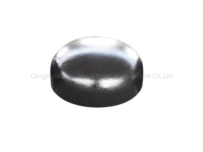 DN15 কার্বন ইস্পাত পাইপ ফিটিং ক্যাপ নকল DIN ASTM JIS B2312 SGP A234 WPB