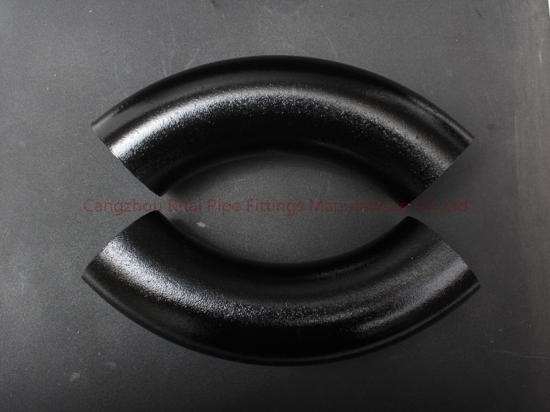 A53Gr.B A106GR.B বাট ওয়েল্ড টিউব ফিটিং ASTM DN200 XS SCH80 4 ইঞ্চি 180 ডিগ্রি বেন্ড
