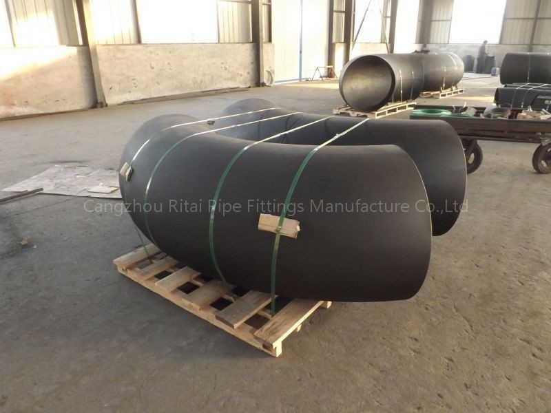 ASTM 180 ডিগ্রি ইস্পাত বাট ওয়েল্ডিং কনুই সংক্ষিপ্ত ব্যাসার্ধ Sch 100 কার্বন ইস্পাত 100% RT